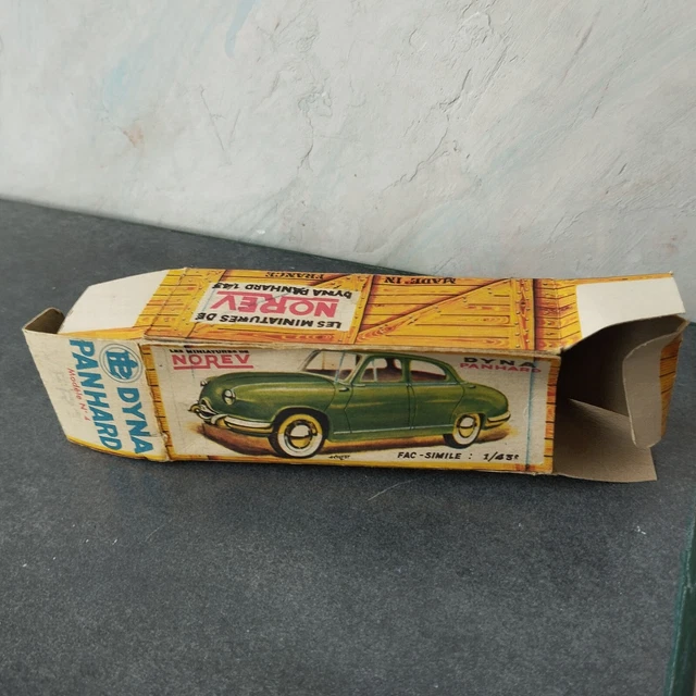 Boîte Vide Norev Pour Panhard Dyna, Collectionneur, état D'occasion