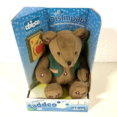 Chicco Teacher Teddy General Creation Vintage 1999 Teaches,TADDEO ORSETTO CHICCO#JR 
