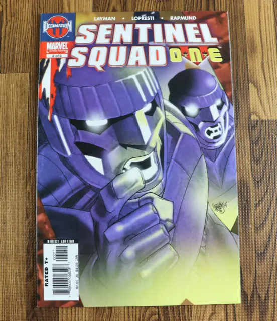 2006 Marvel Comics Sentinel Squad One #2 VF/VF+
