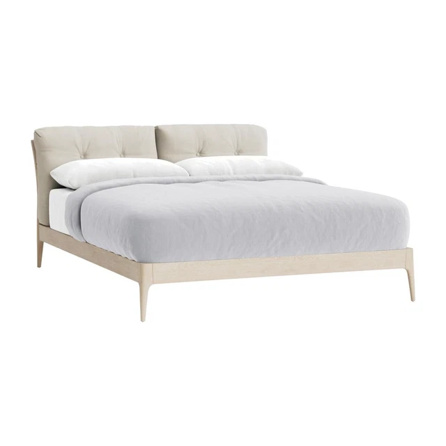 JOHN LEWIS LOAF Noggin Super King Size Bed, Natural Linen RRP £1595 £0.