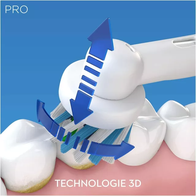 Cepillo De Dientes Eléctrico Azul braun oral B Pro 1 700 Cross Acción / Nuevo 3