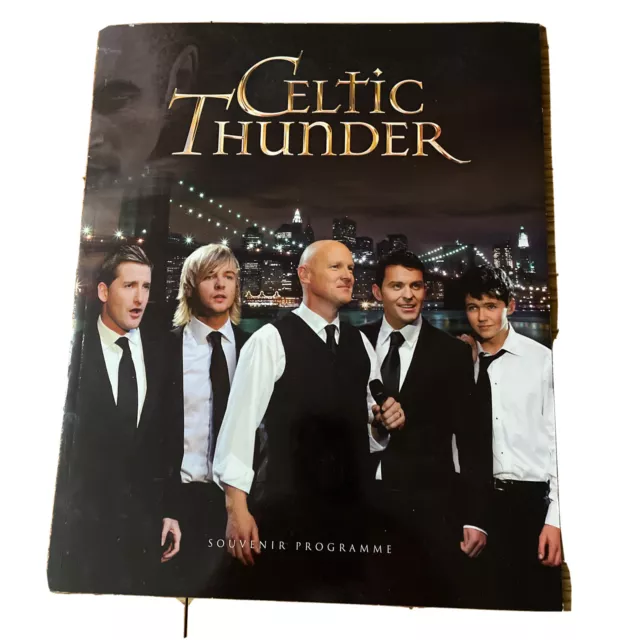 Celtic Thunder  Souvenir Programme.