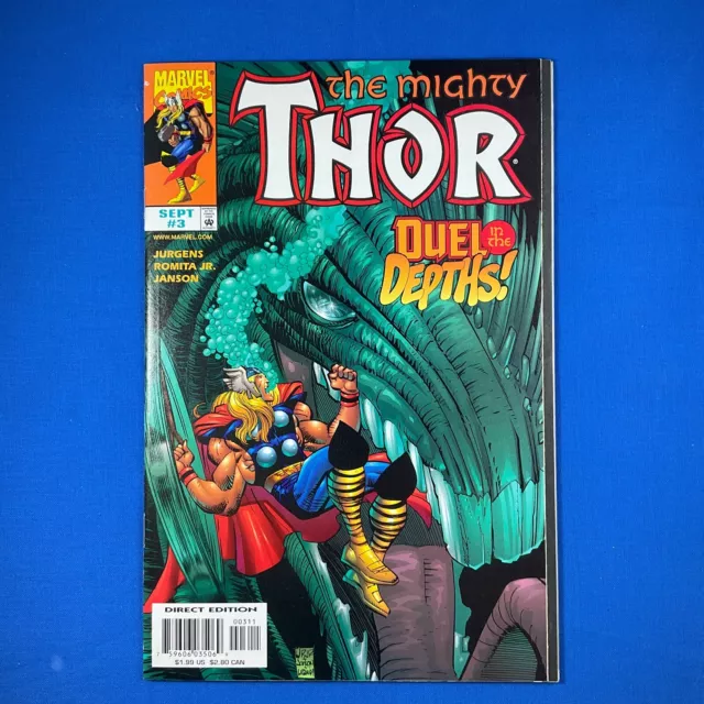Mighty Thor (Vol.2) #3 Marvel Comics 1998 Dan Jurgens John Romita Jr.