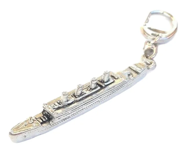 Titanic Handcrafted from Solid Pewter In the UK Key Ring