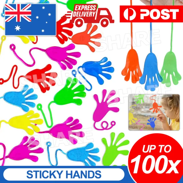 Sticky Hands Hand Kids Party Bag Fillers Birthday Favor Toy Novelty Magic