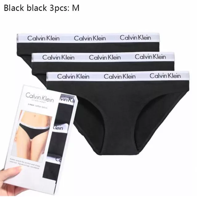 Calvin Klein Underwear Women's Modern Cotton Bikini Panties, Black