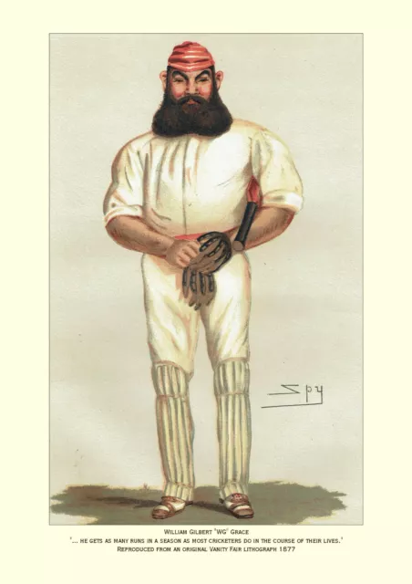 10 x A4 Prints  - Vintage Cricketers 2