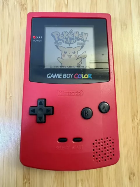 Genuine Nintendo Game Boy Color Berry Handheld Console GBC