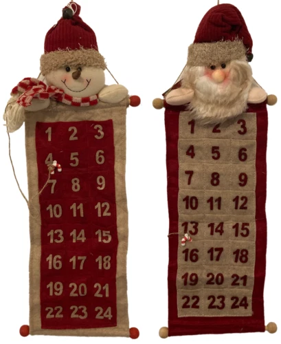 Weihnachtsmann Weihnachten Adventskalender Taschen hängende Dekoration Weihnachtsgeschenke UK