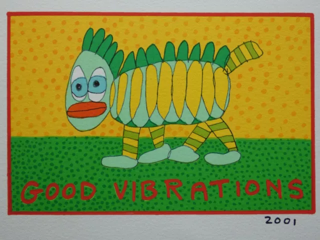 James Rizzi - Good Vibrations, Farblithografie, 2001