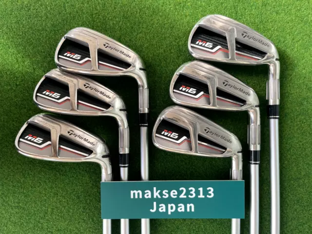 Taylormade M6 IronSet 5-9+Pw 6pc RH FUBUKI TM-6 Graphite shaft Flex R used