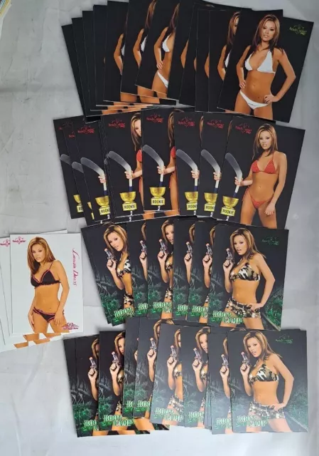 Lot of Benchwarmer Laura Davis Cards Rookie Boot Camp As Pictured