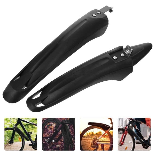 Protection D'extrémité Pour Garde-boue De Vélo (queue De Poisson) - Plastique Flexible - Noir - 60x80 Mm