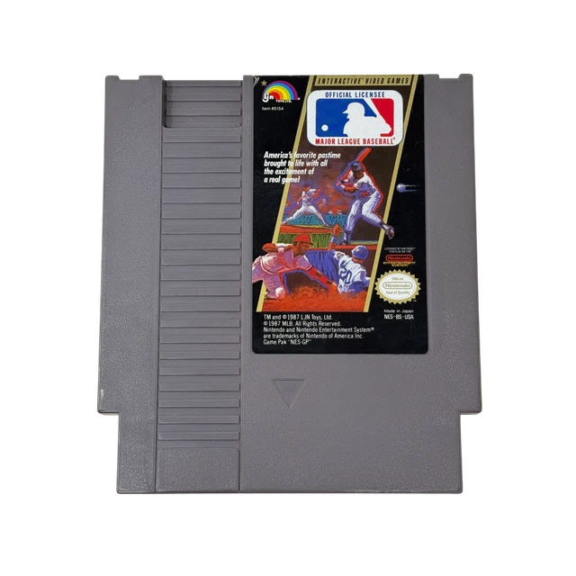 Major League Baseball Nintendo NES licensed MLB video game