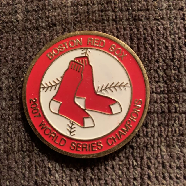 Boston Red Six 2007 World Series Champions Iraqi Freedom Challenge Coin
