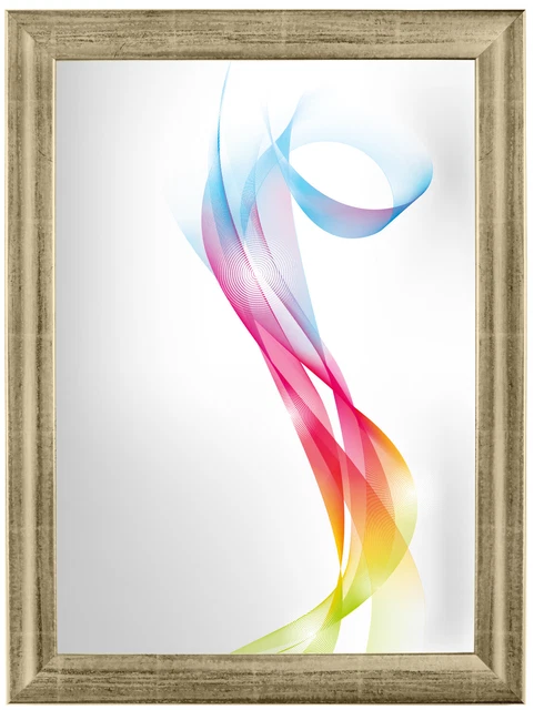 Cadre Photo FRAMO Sur Mesure 52x150 Cm - Bois Rouge, Verre Acrylique Antireflet