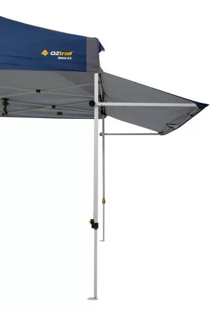 Oztrail Removable Gazebo Awning Kit Blue Suits Deluxe 2.4m Gazebo - Markets 2