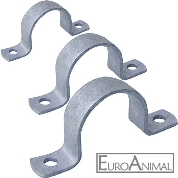 10 Stück Bügelschellen M8 - 48mm Rohrschellen Aus Verzinktem Stahl