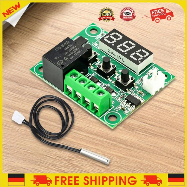 ❥ XH-W1209 Scheda termostato digitale temperatura di raffreddamento calore DC 12 V modulo termostato usof