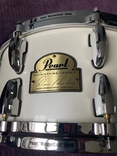 Pearl Dennis Chambers Signature Snare Drum NEW (old Stock)