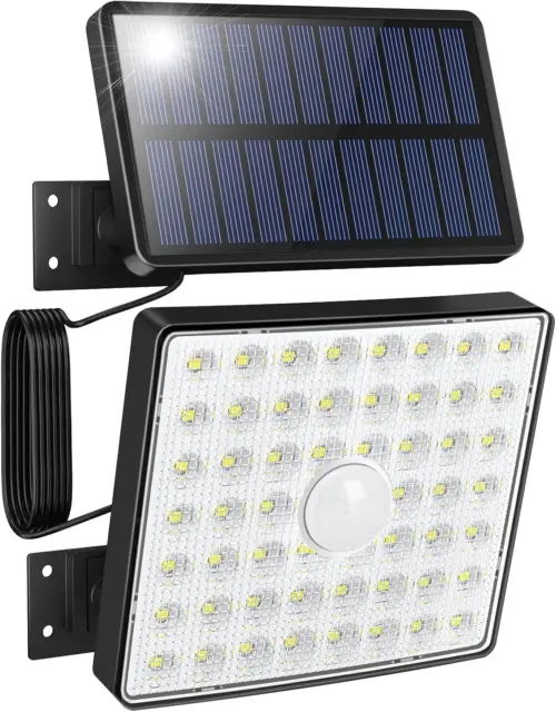 nipify Lampe Solaire Exterieur Detecteur De Mouvement 140 LED