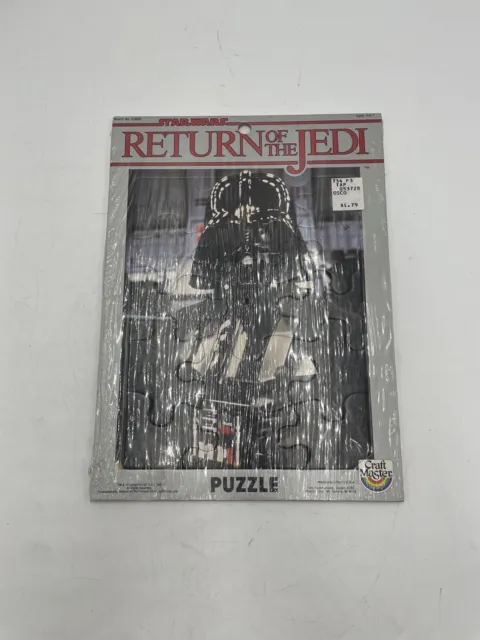 New Star Wars Return Of The Jedi Darth Vader Craft Master Puzzle Vtg 1983 #33890