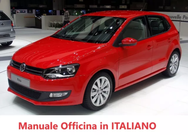Volkswagen Polo 6R Quinta Serie 2009/2017 Manuale OFFICINA Riparazione ITALIANO