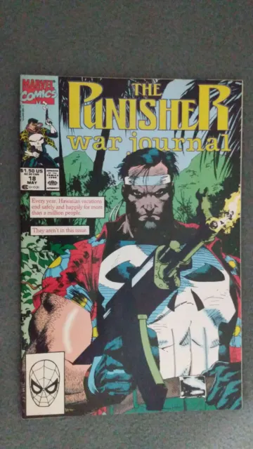 The Punisher War Journal #18 (1990) VF-NM Marvel Comics $4 Flat Rate Comb Ship