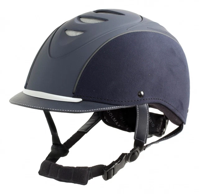 Reithelm Reitkappe Reiterhelm HKM Perfection Plus blau verstellbar + Hufkratzer