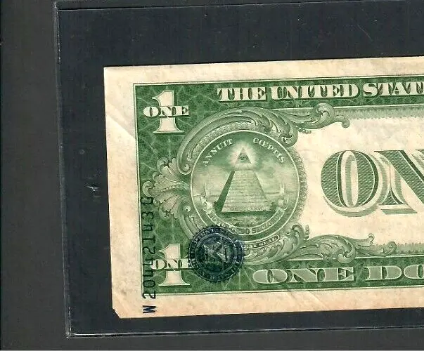 $1 "Awesome Rear Print Error"!!! (Silver Certificate) $1 "Awesome Error"!!!!!!!!