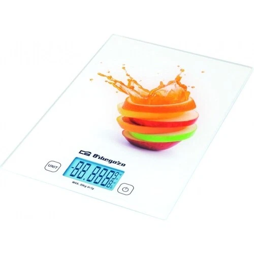Balanza Orbegozo PC2025 LCD 20KG Antideslizante Táctil