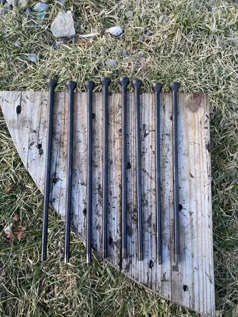 Allis Chalmers WC Engine Push Rods Set Of 8 Valve Head WD RC Allis Chalmers WC Engine Push Rods Set Of 8 Valve Head WD RC
