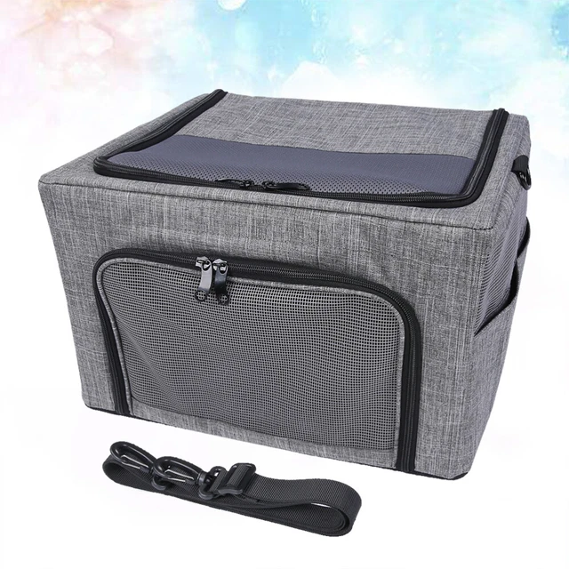 1 pieza Bolso de transporte para perros Malla gato Portador Perro Bolsa al aire libre