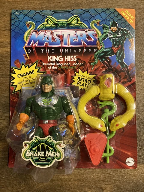 Masters Universe Origins Motu King Hiss Snake Men Deluxe US Retro Play