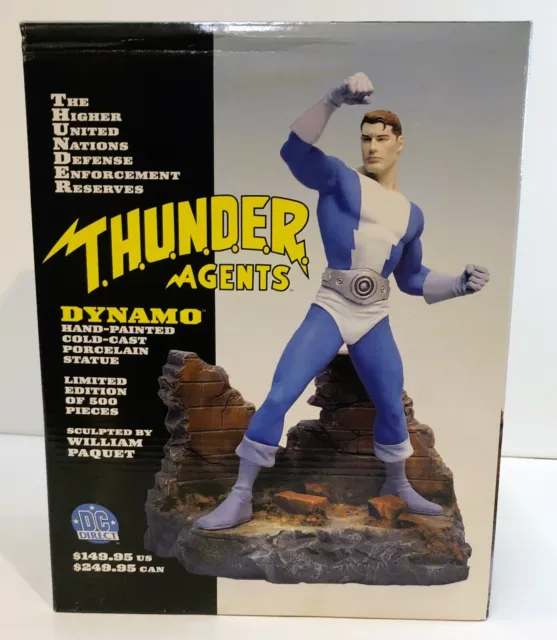 THUNDER Agents DYNAMO Limited Edition Statue 279/500 Paquet DC Direct MIB