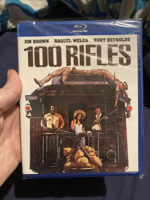 100 RIFLES (BLU-RAY, 1969) Burt Reynolds, Raquel Welch, Jim Brown ...