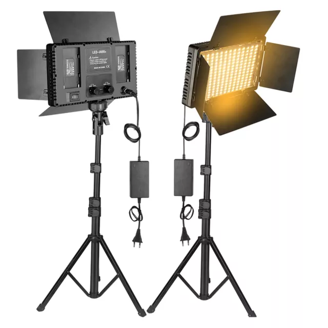 Luce video LED 50 W lampada studio fotografico pannello fotografico illuminazione con supporto