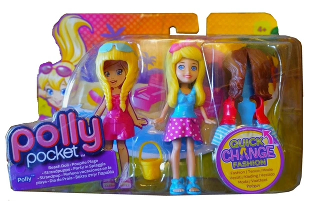 Polly Pocket - Coffret la plage du dauphin - Mini-poupées