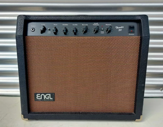 Engl Thunder 50 Tube Combo Reverb W-Germany Verstärker Brown Guitar Amplifier Ra