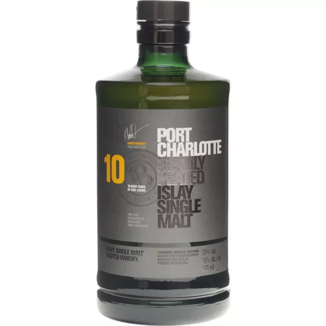 Port Charlotte Heavily Peated 10 Jahre 0,7 Liter 50 % Vol.