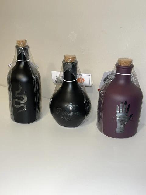 Uiifan Lot De 31 Bouteilles De Potion D'Halloween De 473 Ml Avec Bouteilles D'apothicaire En Verre Avec Liège, Autocollants D'Halloween Et Pendentifs - Décorations D'Halloween - Fournitures De Fête