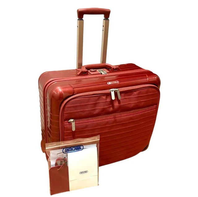 RIMOWA SALSA DELUXE Hybrid 32L Oriental Red 2 Wheel Carry On