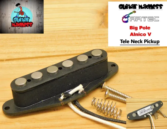 Artec Tele Guitar Neck Pickup Electric fits Telecaster Alnico V Big Poles