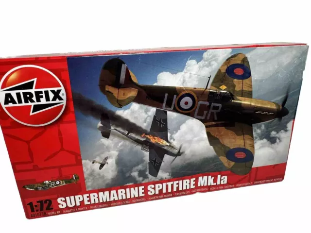 Airfix Supermarine Spitfire Mk.Ia 1:72 Scale Plastic Model Plane Kit A01071B