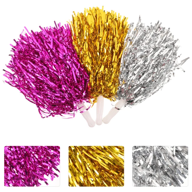 12 Pcs Pom Poms Shakers Cheerleader Props Cheerleading Hand Flower Unique