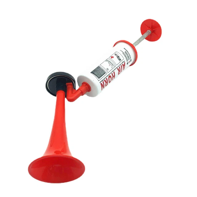 AIR HORN HANDPUSH Pump Air Horns Aluminum Loud Noise Maker For Outdoor