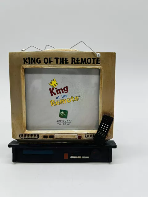 Russ Picture Frame 3x3.5” “King of The Remote” New!