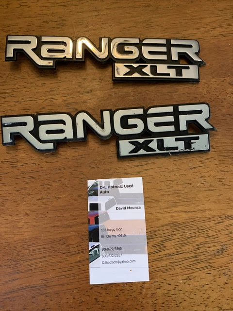FORD RANGER XLT emblem badge decal logo fender tailgate Set OEM Factory ...