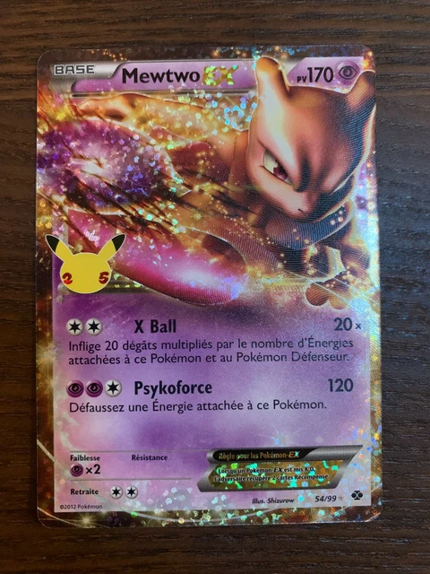MEGA Mewtwo EX 64/162 ULTRA RARE XY Breakthrough Pokemon HOLO NM 2015 M