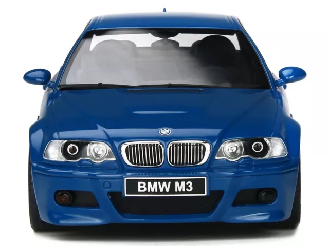 BMW e46 M3 Coupe 2000 laguna seca blue V02 modelcar OT880 Otto 1:18 3